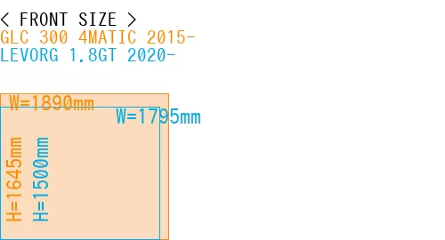 #GLC 300 4MATIC 2015- + LEVORG 1.8GT 2020-